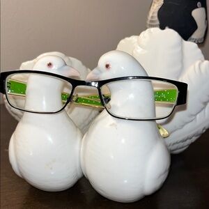 KATE SPADE MARISSA GREEN POLKA DOT  EYEGLASSES 0X04 035 FRAMES ONLY